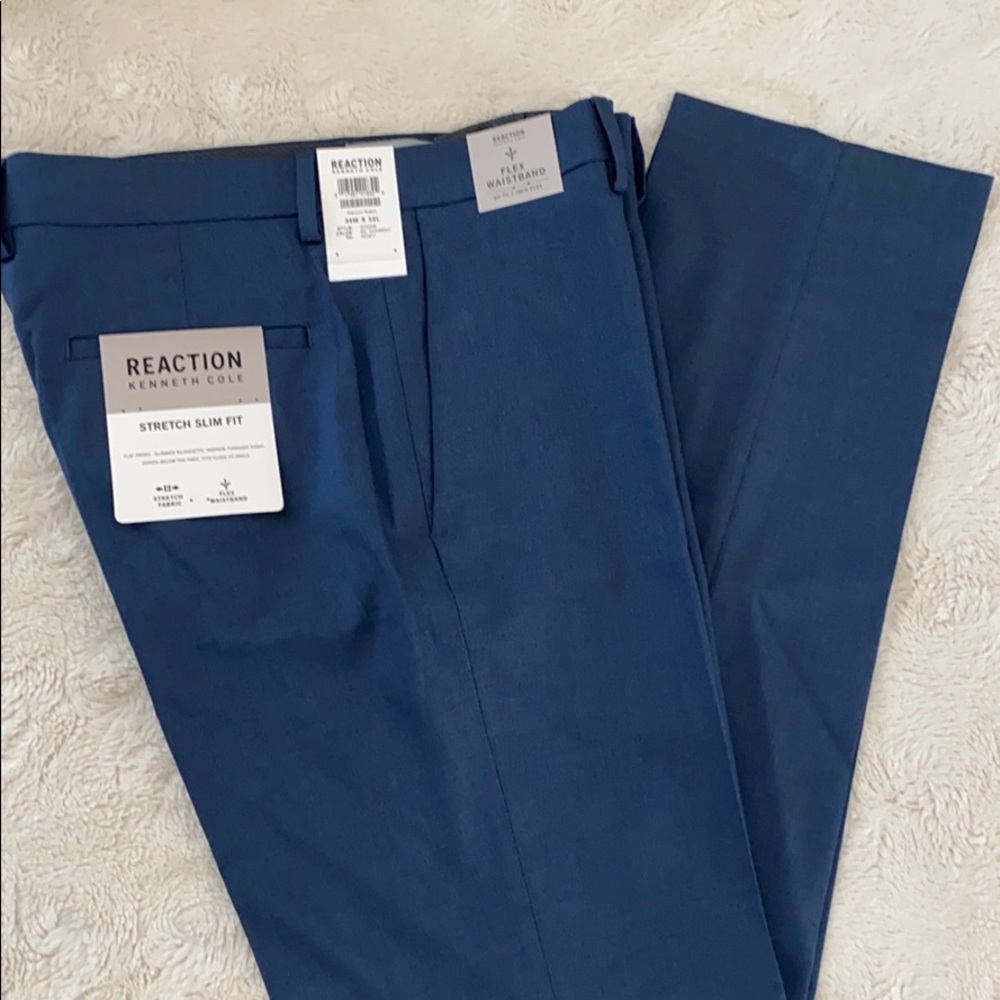 Reaction Kenneth Cole Stretch Slim Fit Pant - Picture 4 of 7